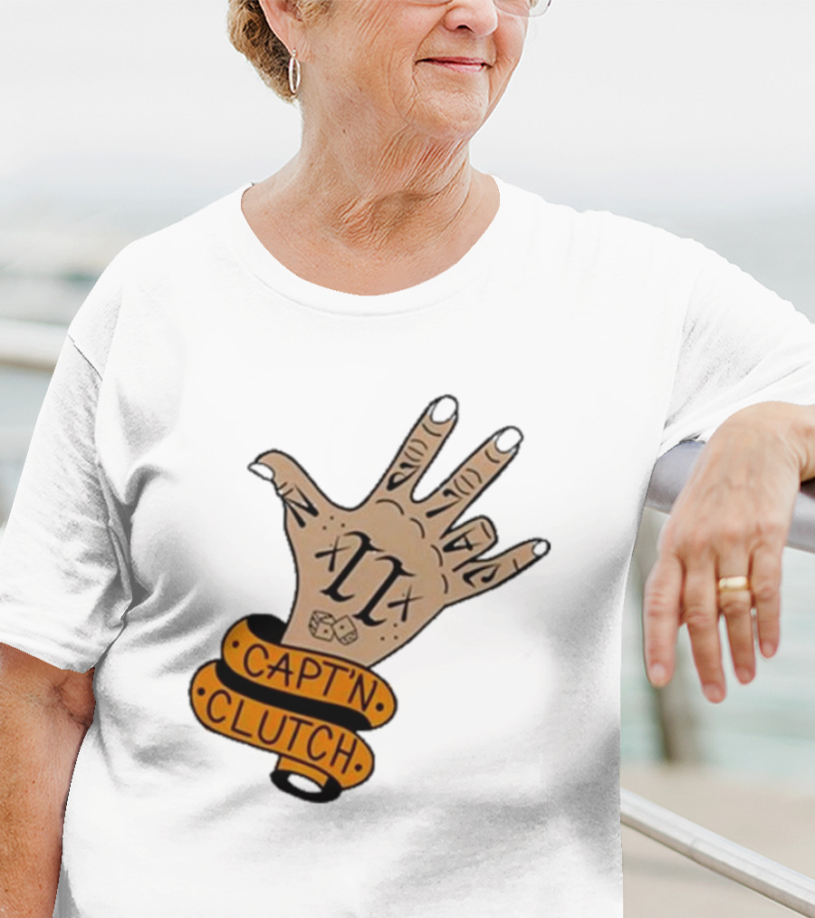 Cap’n Clutch Five Dice Hand Tattoo T-Shirt