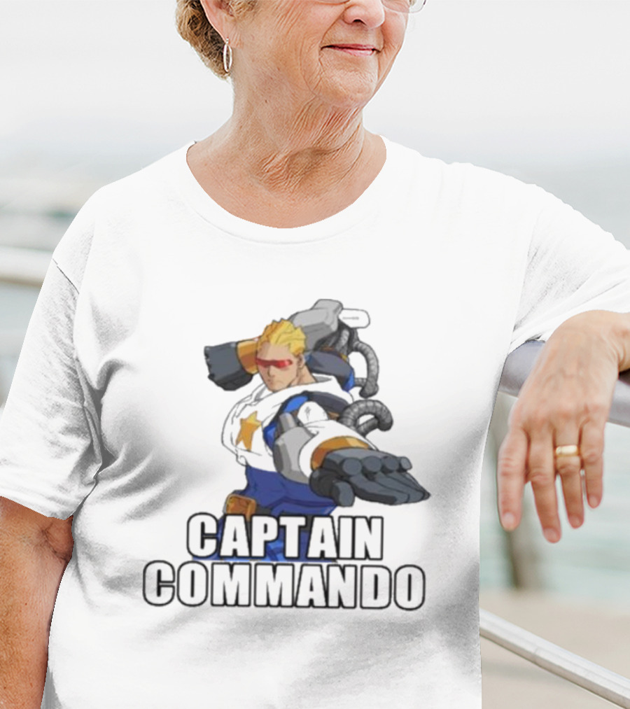 Captain Commando Vintage Character T-Shirt