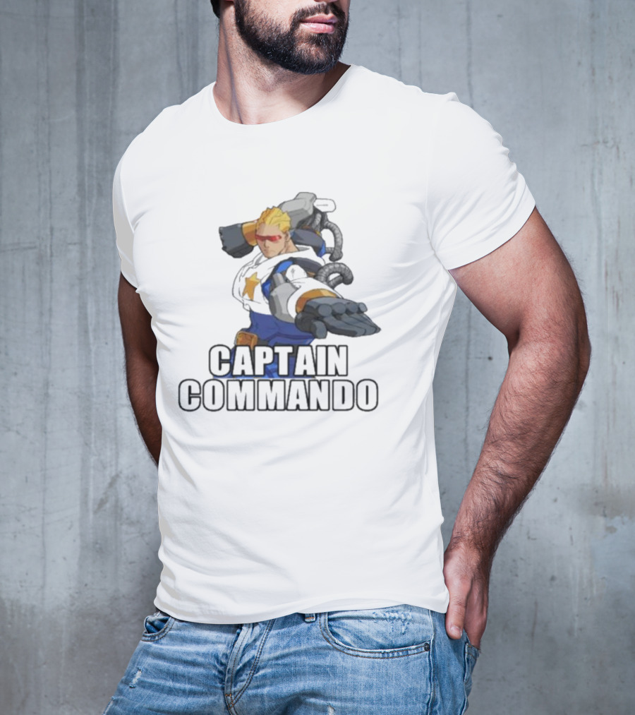 Captain Commando Vintage Character T-Shirt
