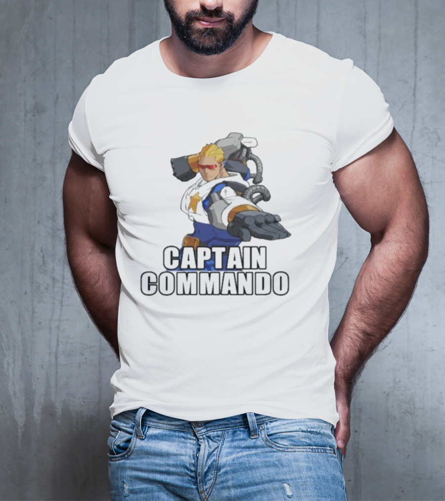 Captain Commando Vintage Character T-Shirt