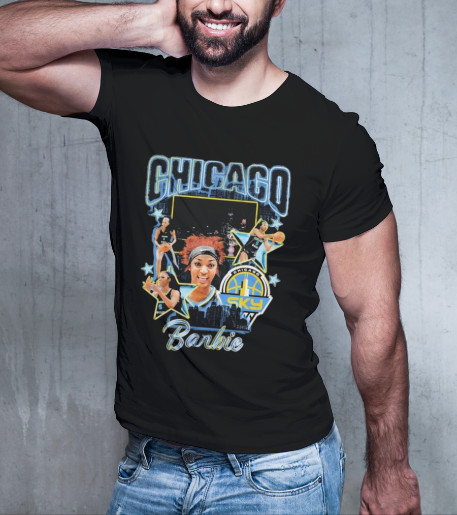 Chicago Sky Barbie Basketball Chicag0 Images T-Shirt