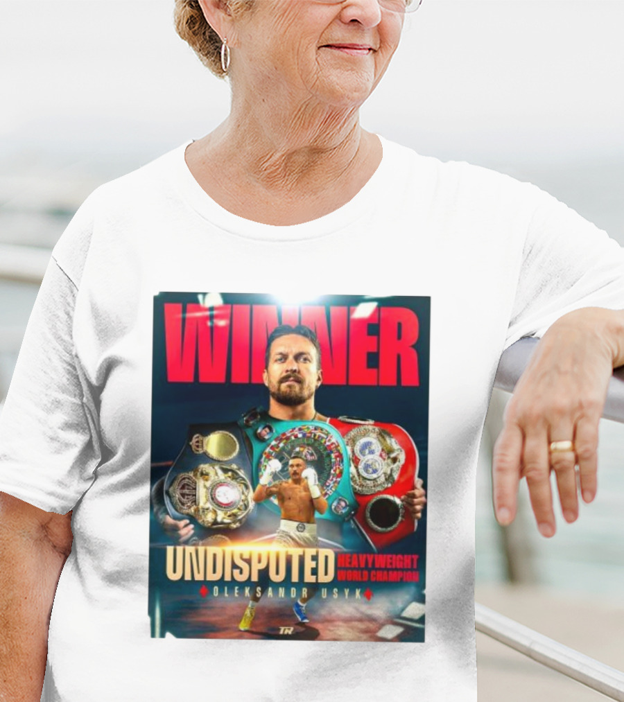 Winner Undisputed Heavyweight World Champion Oleksandr Usyk T-Shirt