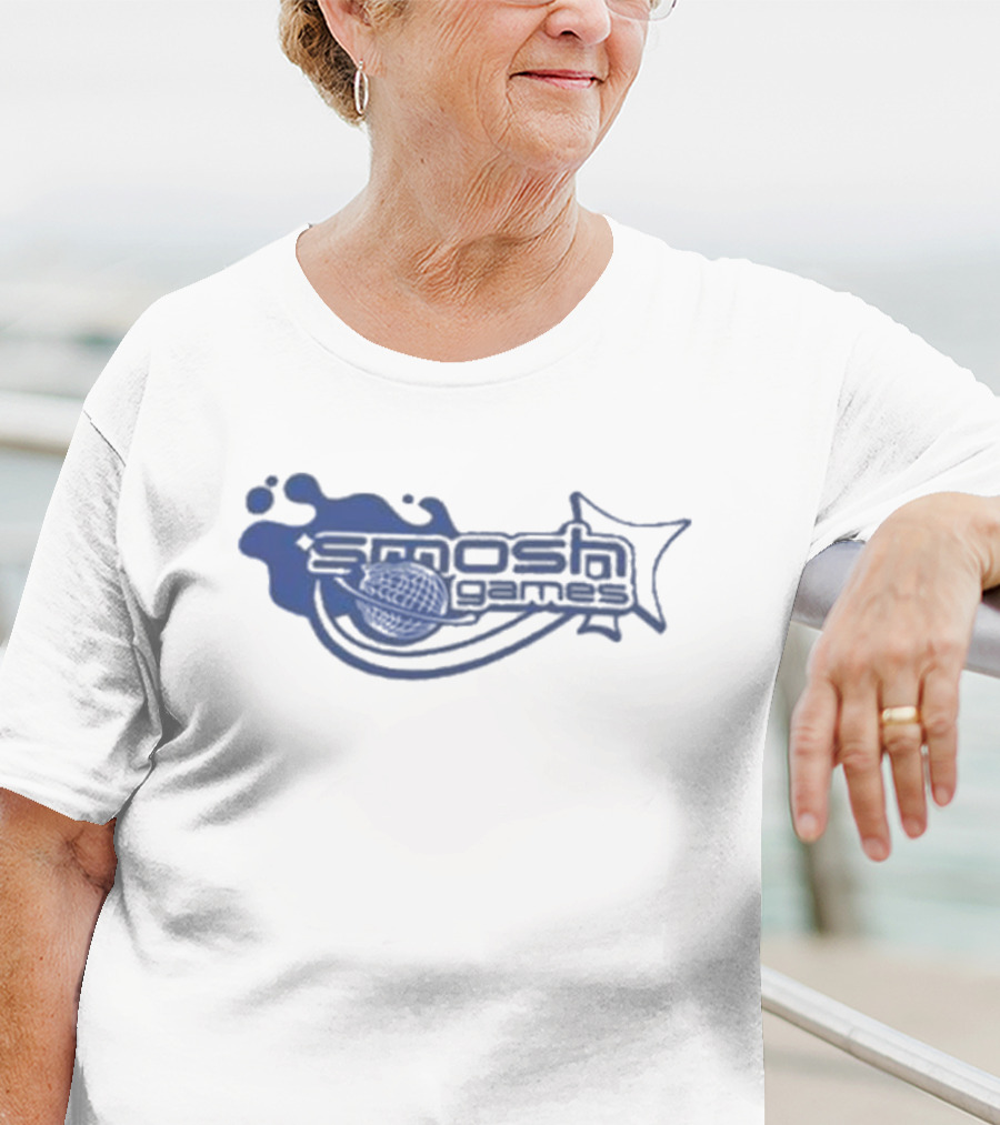 Smosh Games Blue Splash Icon With Star And Microphone T-Shirt