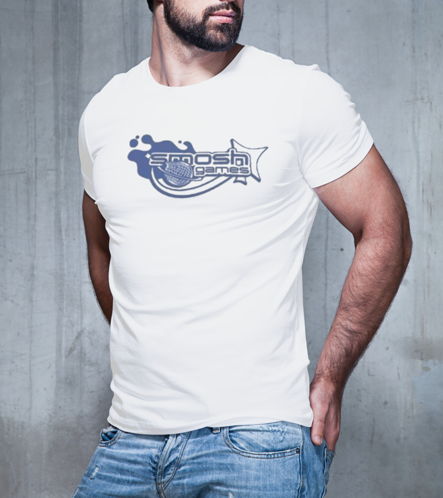 Smosh Games Blue Splash Icon With Star And Microphone T-Shirt