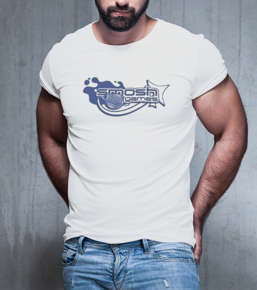 Smosh Games Blue Splash Icon With Star And Microphone T-Shirt