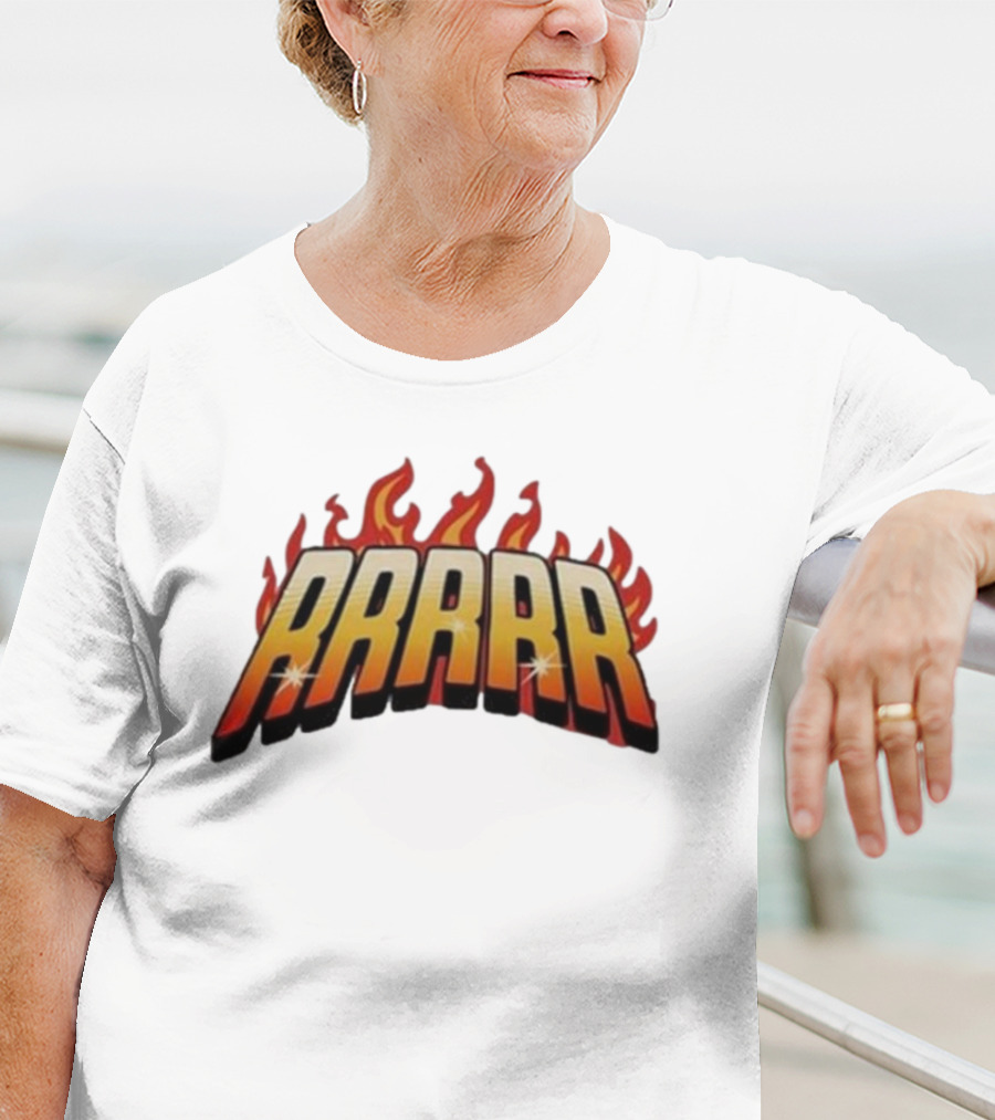 Rrrrrrr Top Slangteez Flames T-Shirt