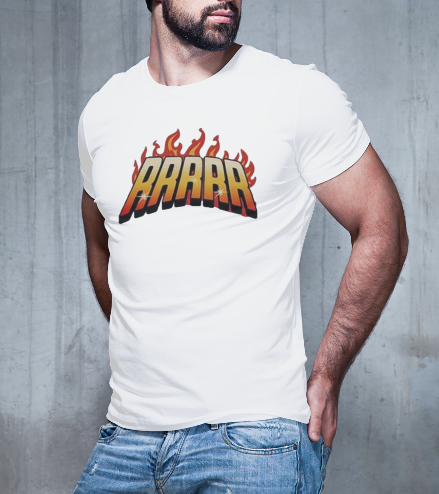 Rrrrrrr Top Slangteez Flames T-Shirt