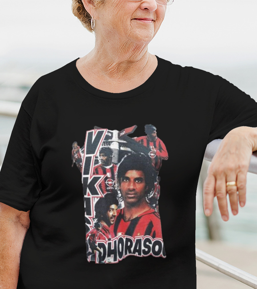 Vikash Dhorasoo AC Milan Retro Collage T-Shirt