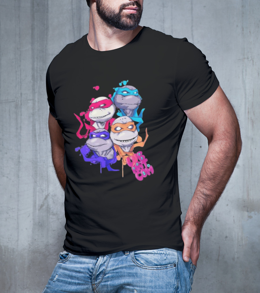 Neon TMNT Characters Pop T-Shirt