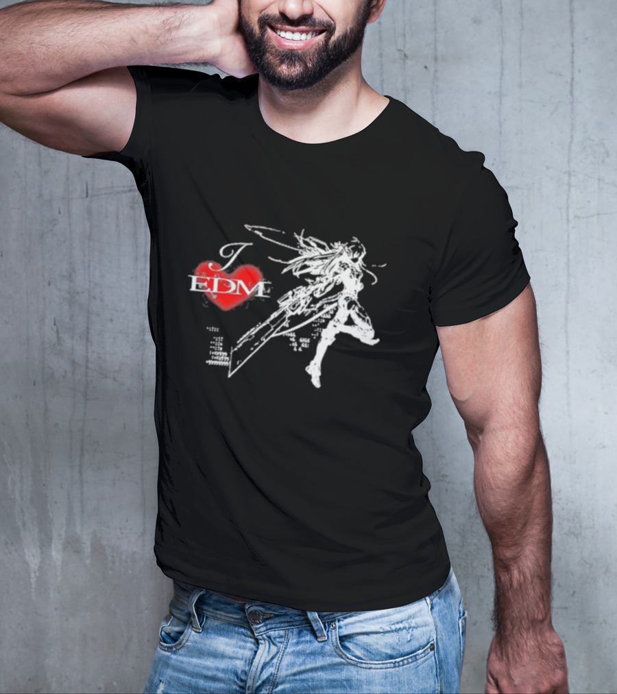Ninajirachi I Love EDM Cyber Warrior Dance Fusion T-Shirt