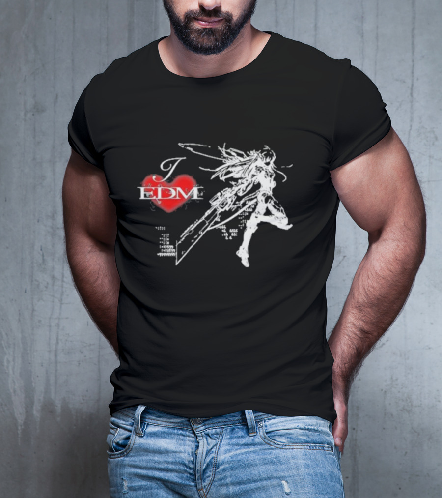 Ninajirachi I Love EDM Cyber Warrior Dance Fusion T-Shirt