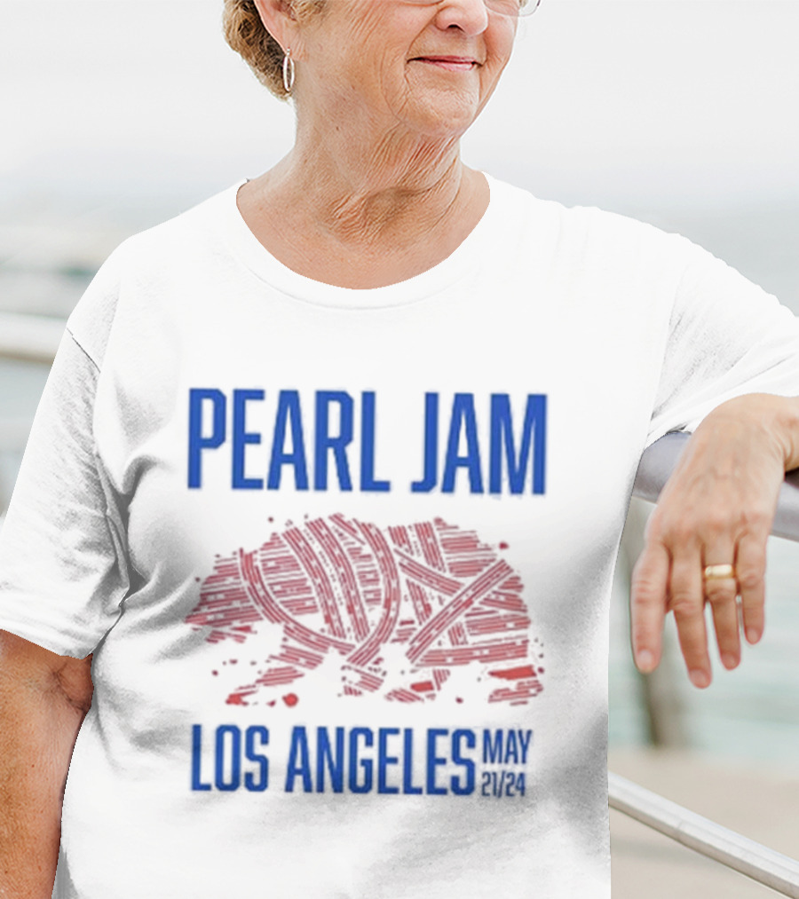 Pearl Jam Los Angeles May 21 24 Deep Sea Diver Event Night 1 Kia Forum Two Sides Print Premium T-Shirt