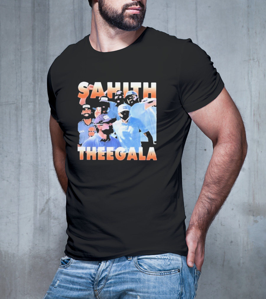 Sahith Theegala Celebratory Golf Moments T-Shirt