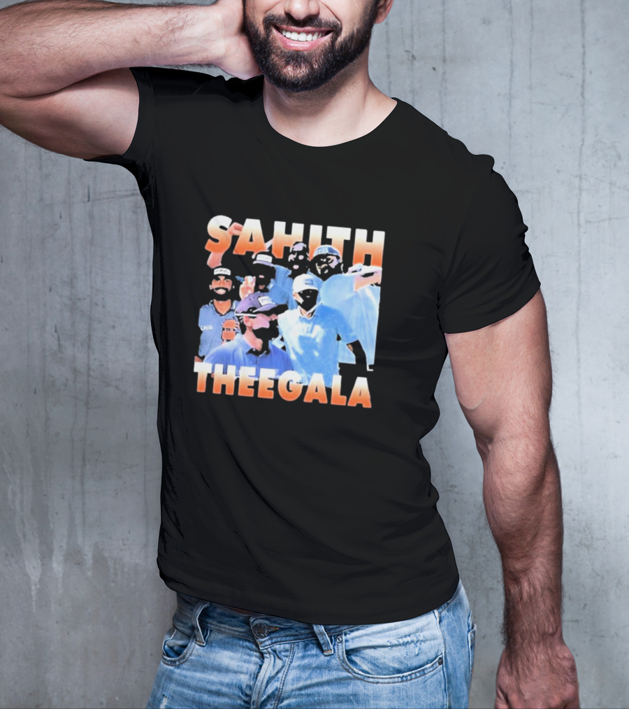 Sahith Theegala Celebratory Golf Moments T-Shirt