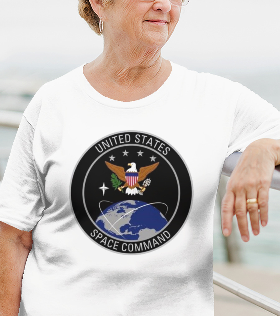 United States Space Command Eagle Emblem T-Shirt