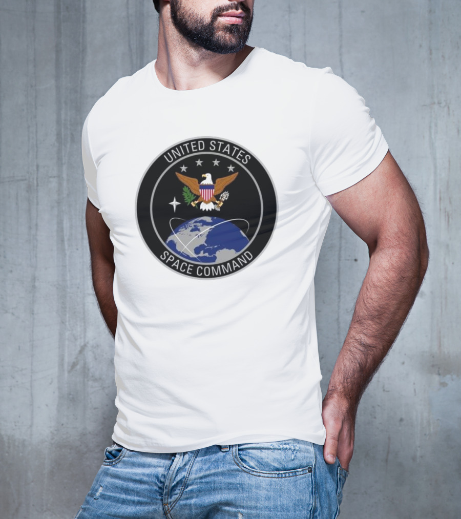 United States Space Command Eagle Emblem T-Shirt