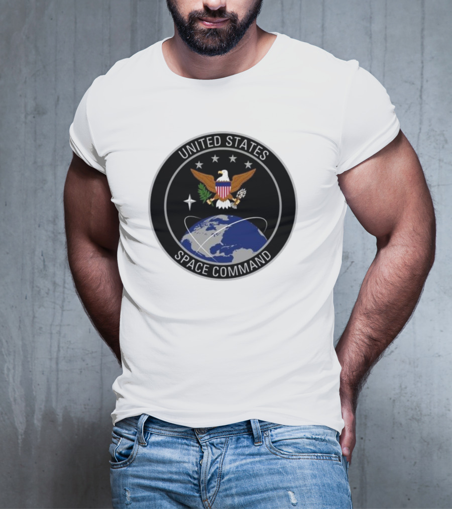 United States Space Command Eagle Emblem T-Shirt