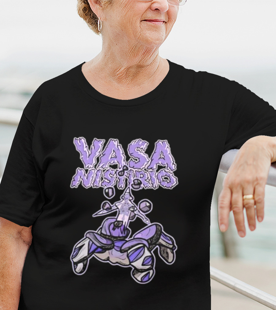 Vasa Nistirio Purple Ice Creature With Floating Crystals T-Shirt