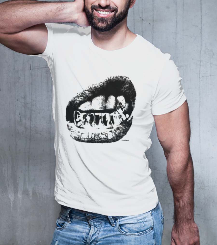 Wally1k Fang Mouth Sketch T-Shirt