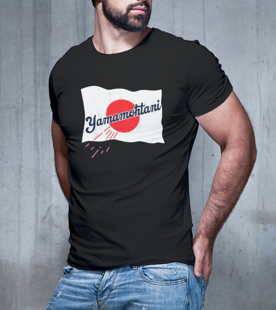 Yamamohtani Rising Sun Japanese Flag Yamamoto T-Shirt