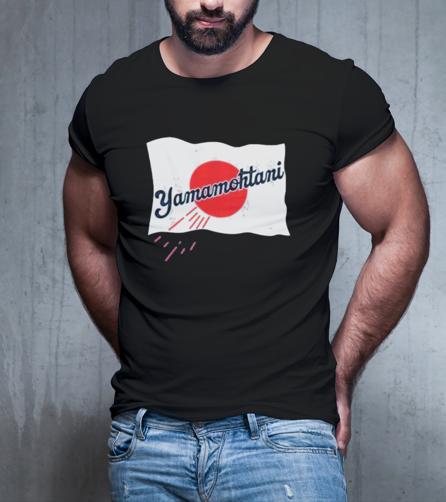 Yamamohtani Rising Sun Japanese Flag Yamamoto T-Shirt