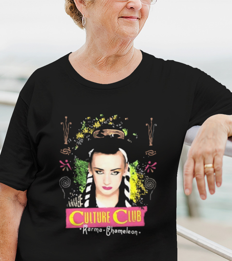 Culture Club Karma Chameleon Boy George T-Shirt