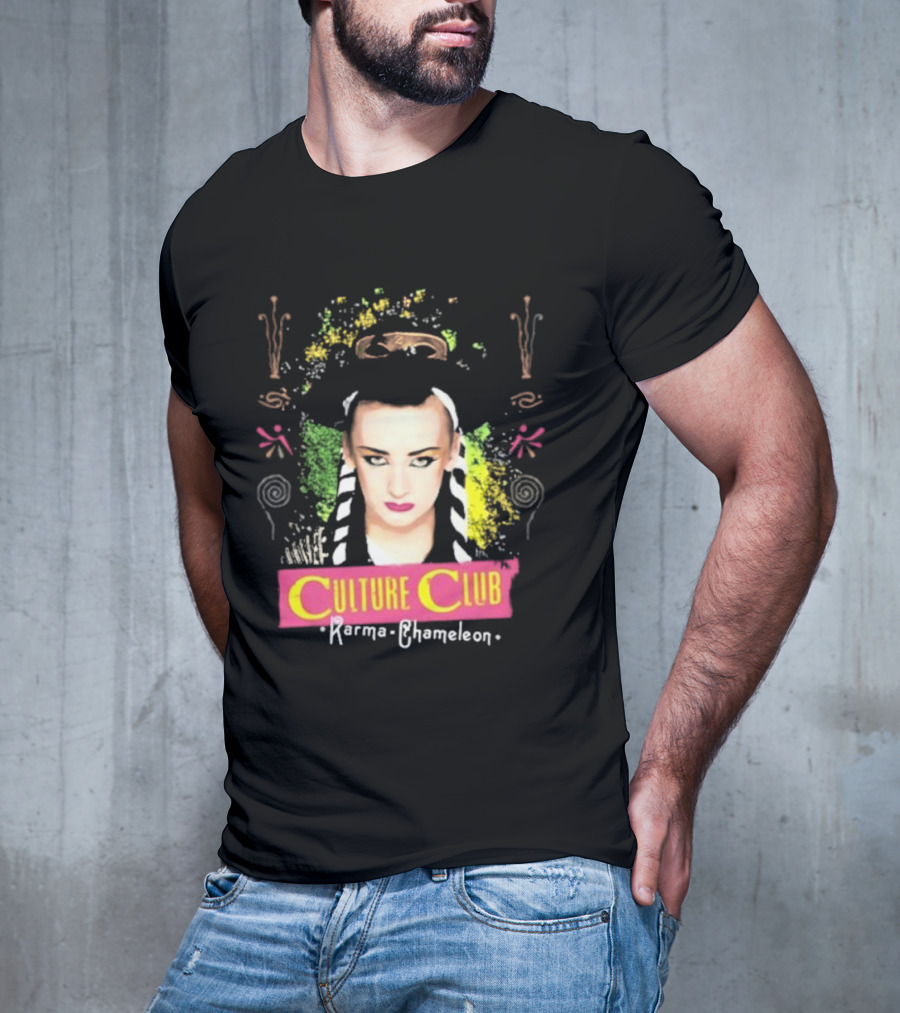 Culture Club Karma Chameleon Boy George T-Shirt