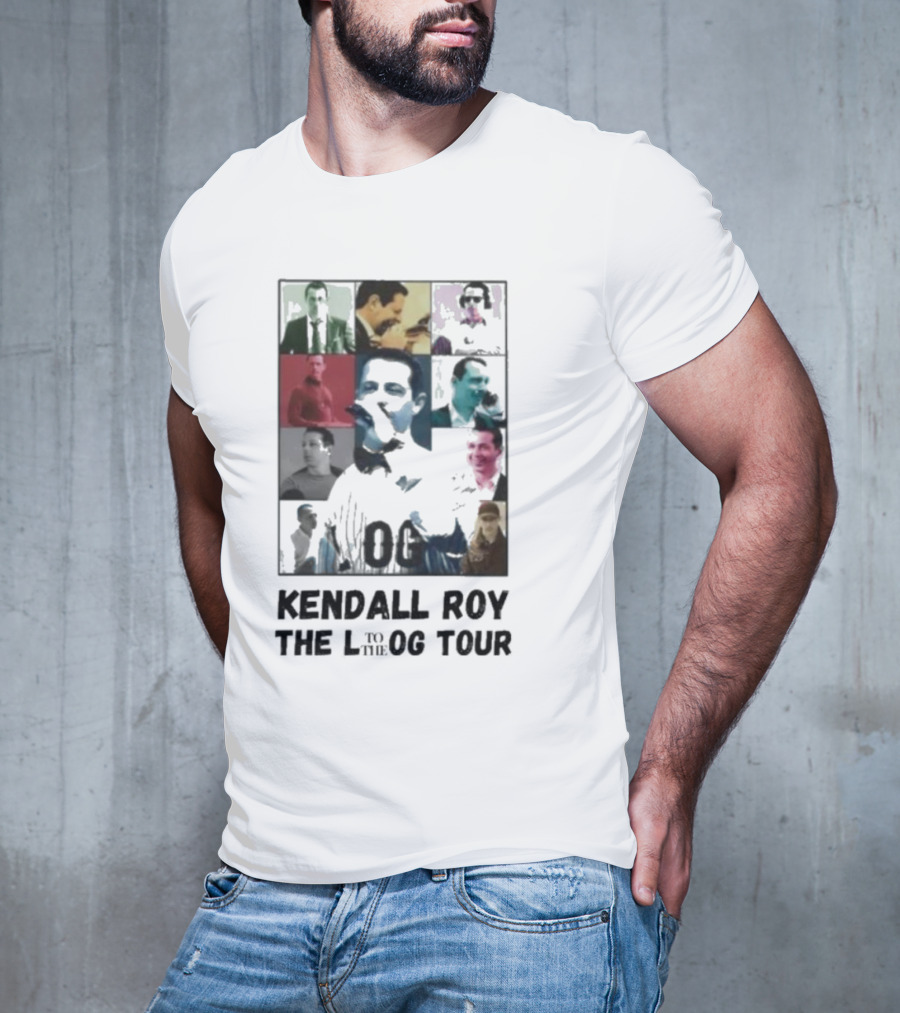 Kendall Roy Iconic Moments Collage The L To The Og Tour T-Shirt