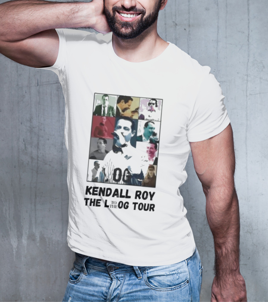 Kendall Roy Iconic Moments Collage The L To The Og Tour T-Shirt