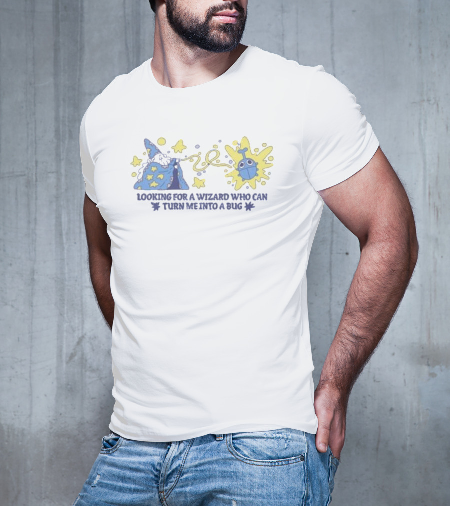 Koboldscrossing Looking For A Wizard Who Can Turn Me Into A Bug Stars Potion Hat Magic T-Shirt