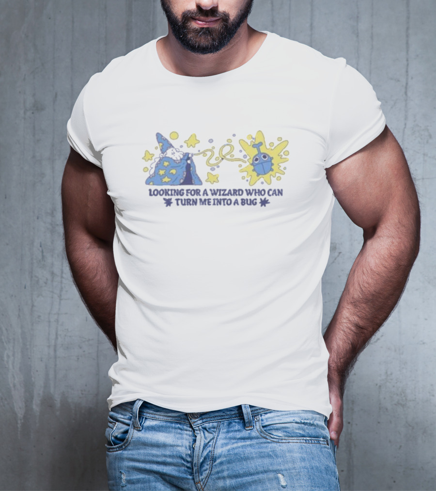 Koboldscrossing Looking For A Wizard Who Can Turn Me Into A Bug Stars Potion Hat Magic T-Shirt