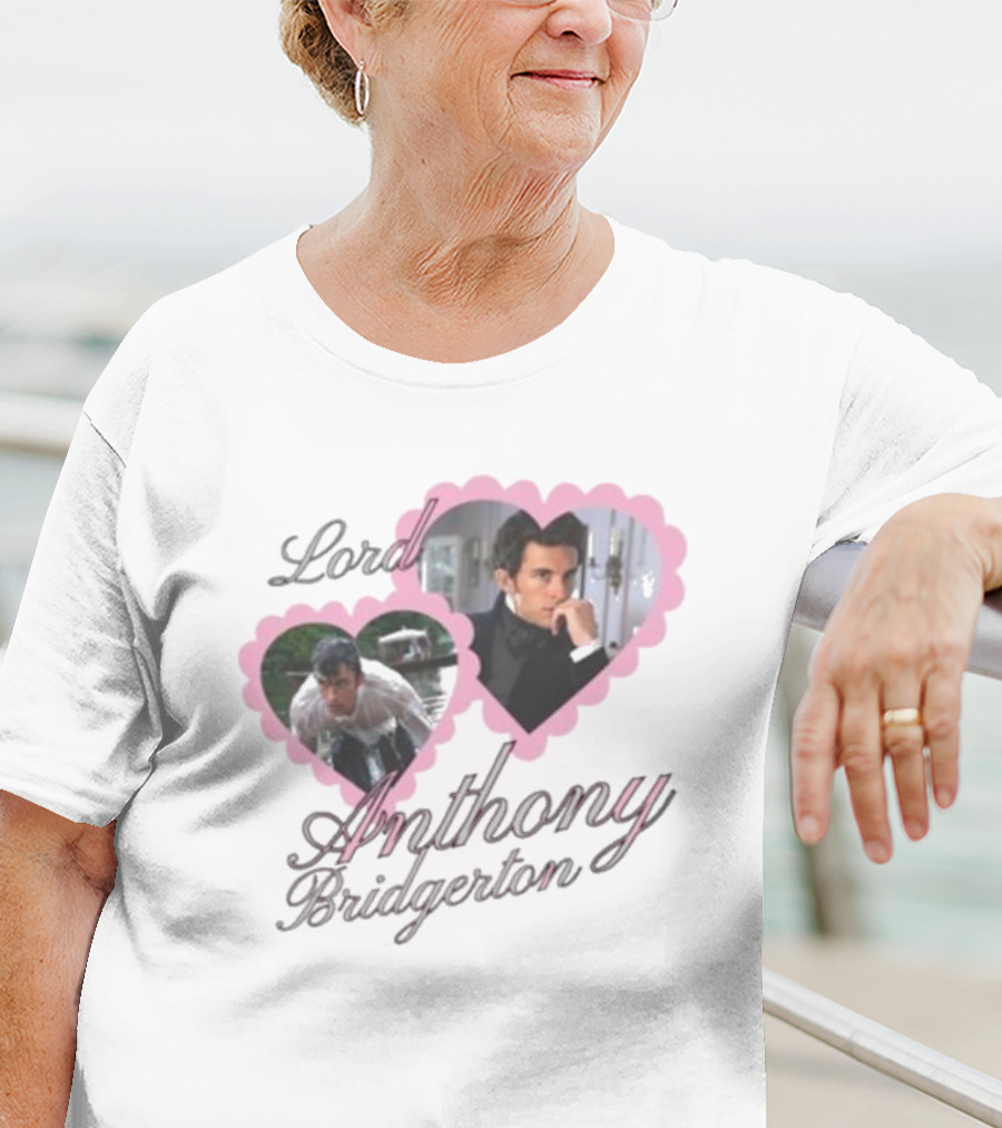 Lord Anthony Bridgerton Heart Frames And Portraits T-Shirt