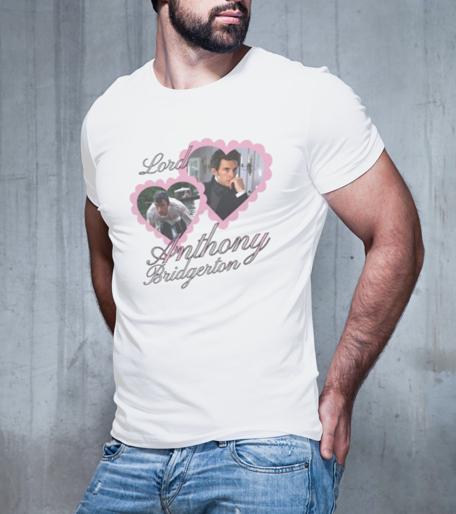 Lord Anthony Bridgerton Heart Frames And Portraits T-Shirt