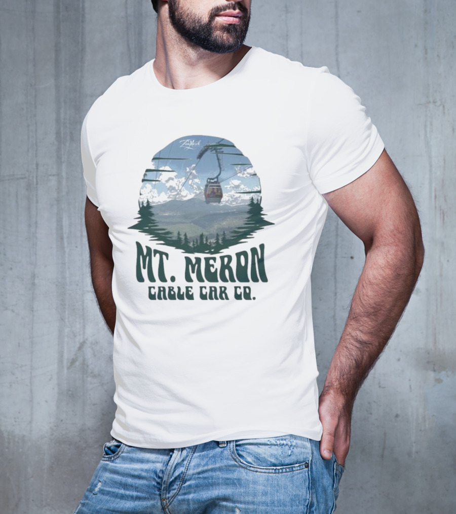 Mt Meron Cable Car Co Scenic Mountain Forest Adventure T-Shirt