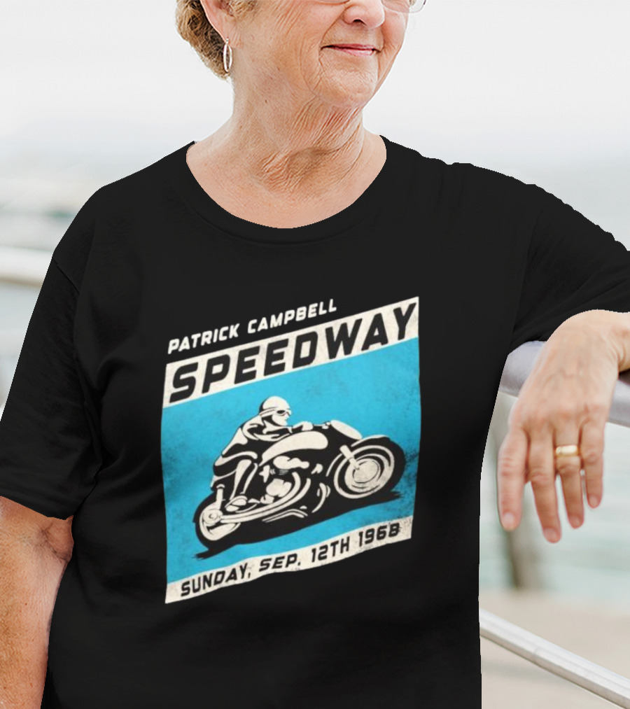 Patrick Campbell Speedway Motorcycle Racing Sunday Sep 12th 1968 T-Shirt