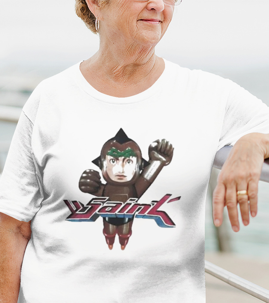 Saint Michael Astro Boy Retro Robot T-Shirt