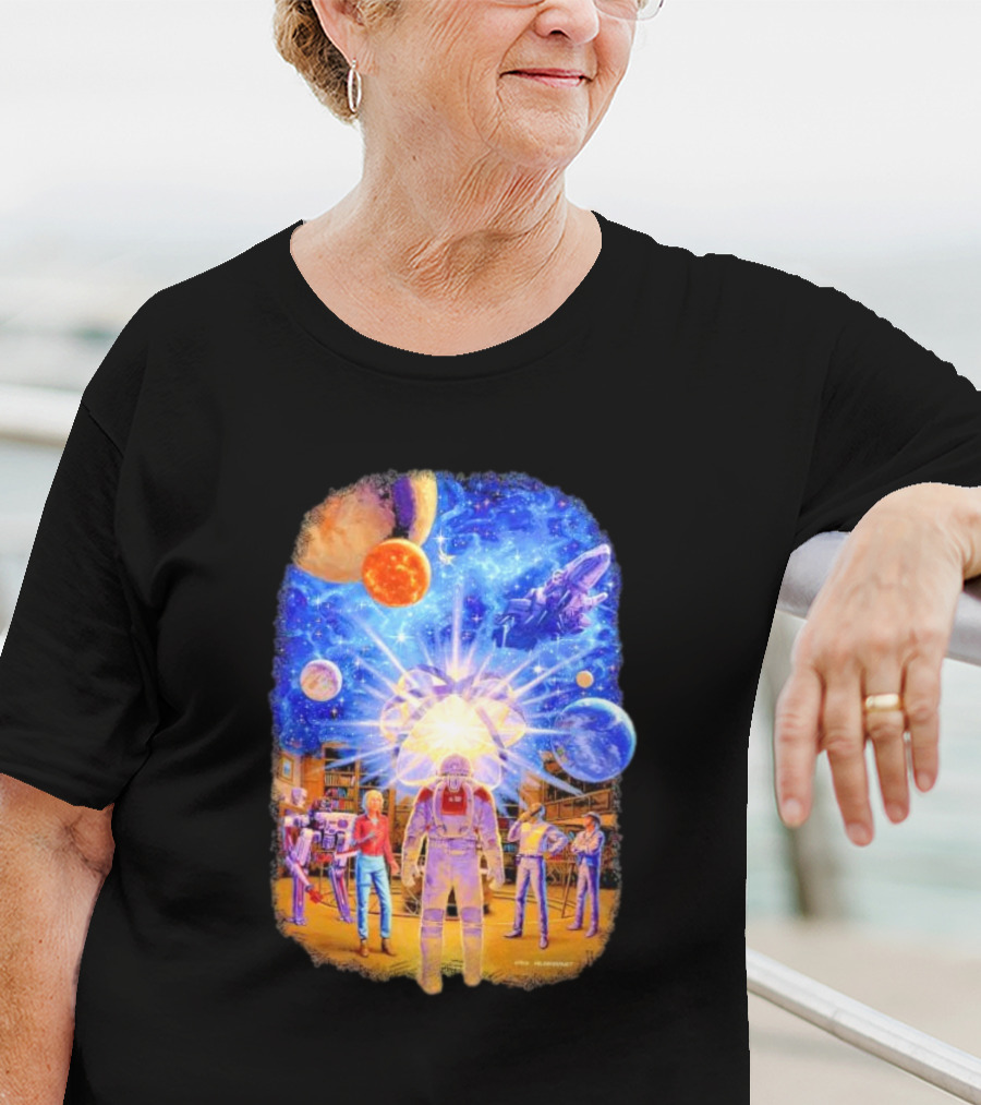 Starfield Secrets Astronaut Adventure Greg Hildebrandt Space Exploration Planets Universe T-Shirt