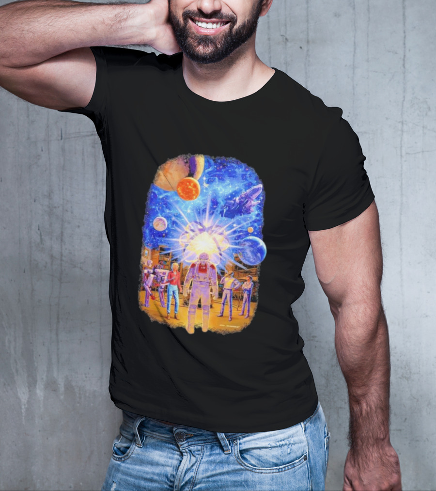 Starfield Secrets Astronaut Adventure Greg Hildebrandt Space Exploration Planets Universe T-Shirt