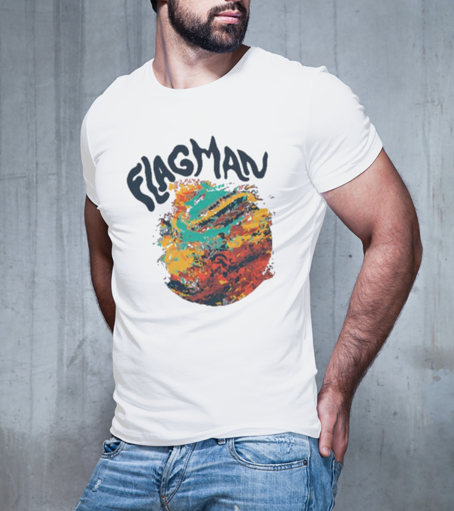 FLAGMAN Swirl Vibrant Earth Hues T-Shirt