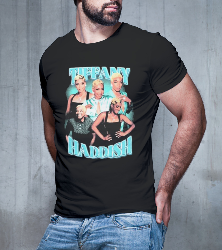 Tiffany Haddish Retro Glam Montage T-Shirt