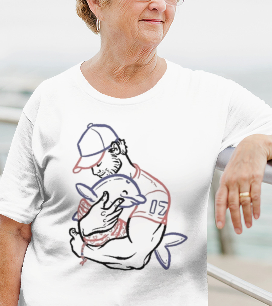 Dolphin 17 I Love You Dad T-Shirt