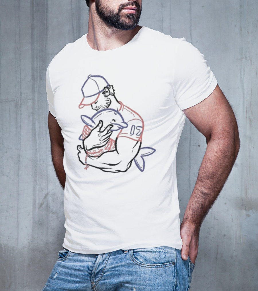 Dolphin 17 I Love You Dad T-Shirt