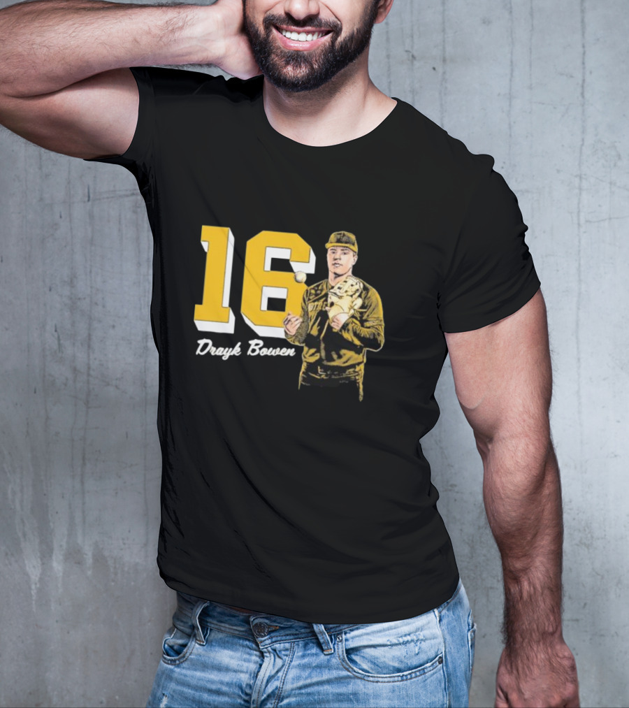 Drayk Bowen #16 Notre Dame Baseball Player Legends T-Shirt