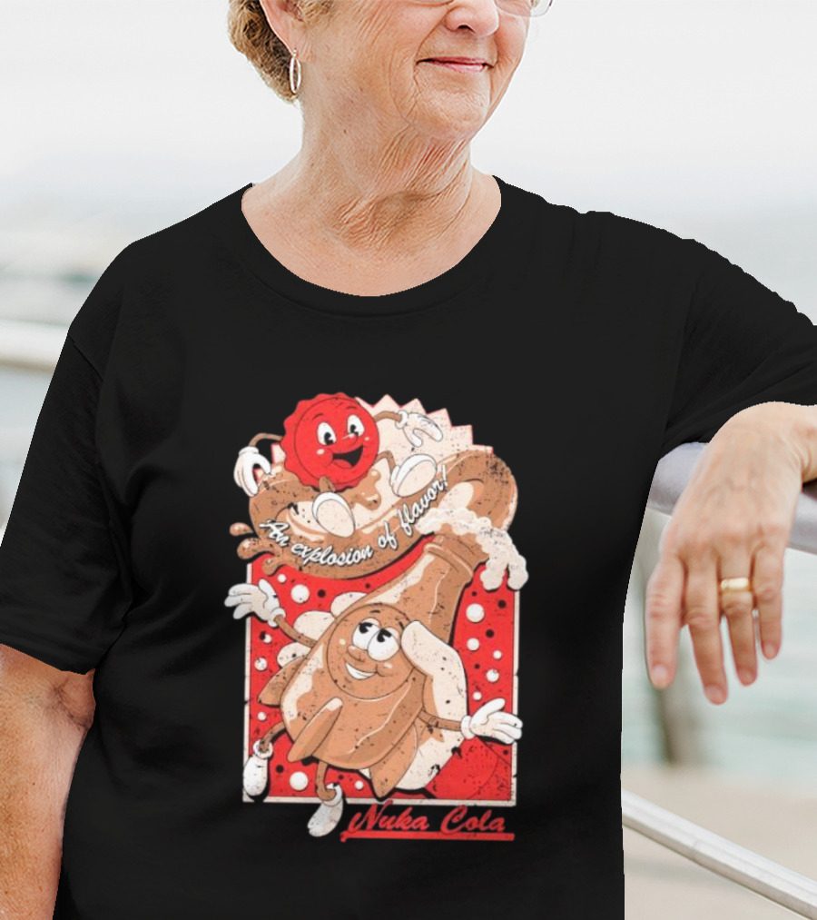 An Explosion Of Flavor Nuka Cola Vintage Ad T-Shirt