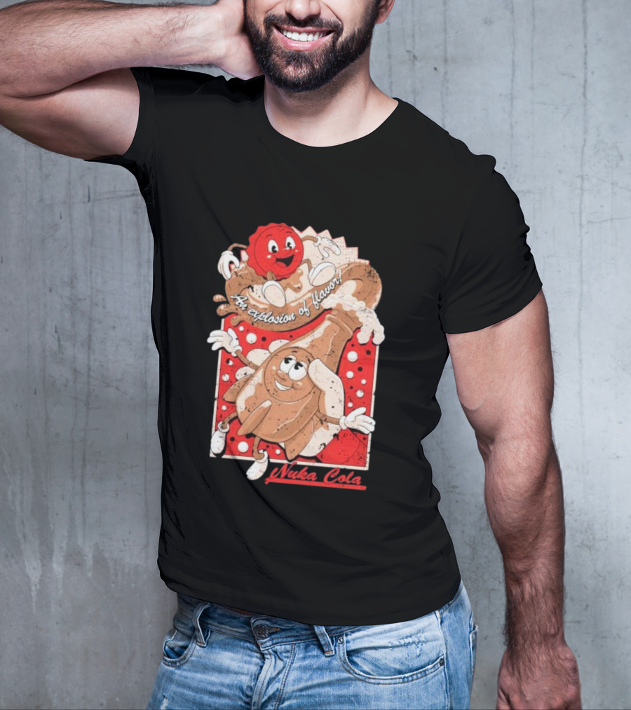 An Explosion Of Flavor Nuka Cola Vintage Ad T-Shirt
