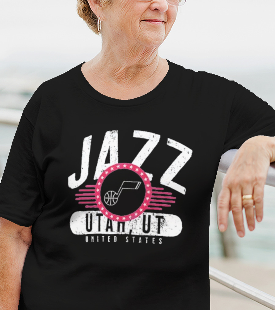 Fanatics Utah Jazz United States Badge Of Honor T-Shirt