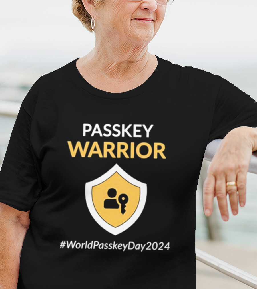 Passkey Warrior Fido Alliance World Passkey Day T-Shirt