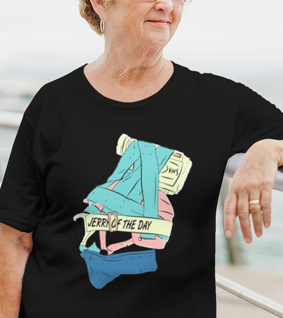 Jerry Of The Day VHS Straps Multicolor Gear T-Shirt