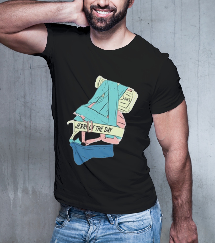 Jerry Of The Day VHS Straps Multicolor Gear T-Shirt