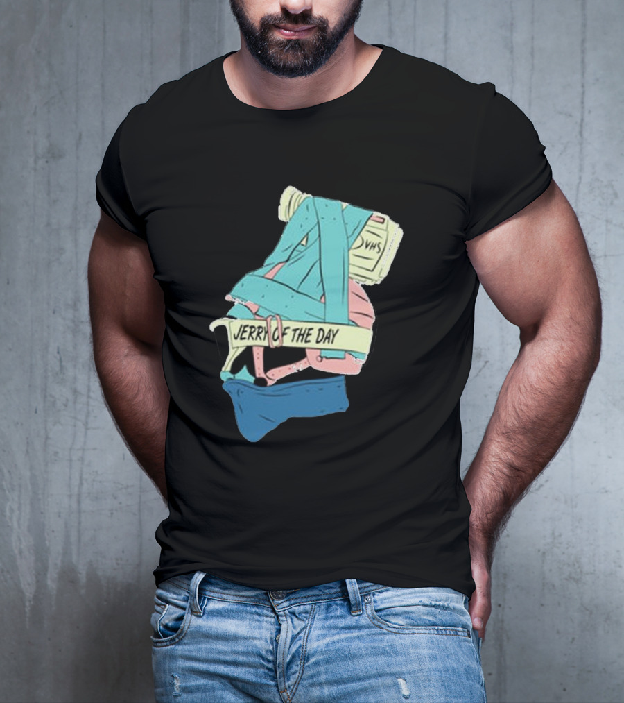 Jerry Of The Day VHS Straps Multicolor Gear T-Shirt
